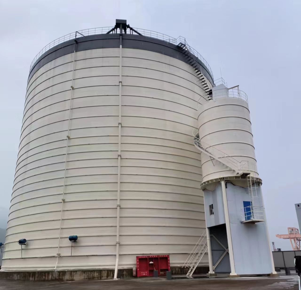 白河10万吨水泥钢板库